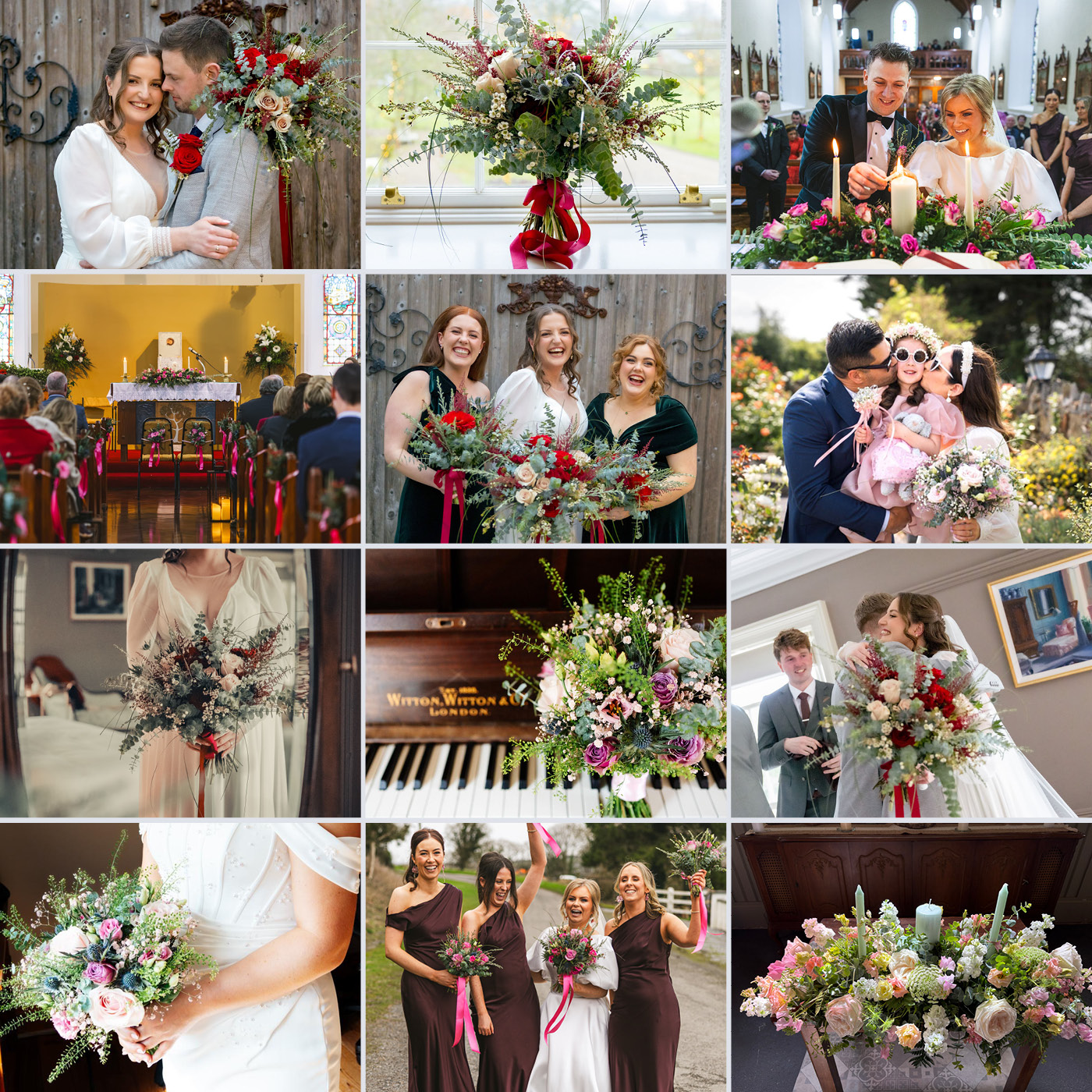 Wedding flowers from Flowers unique in Moate