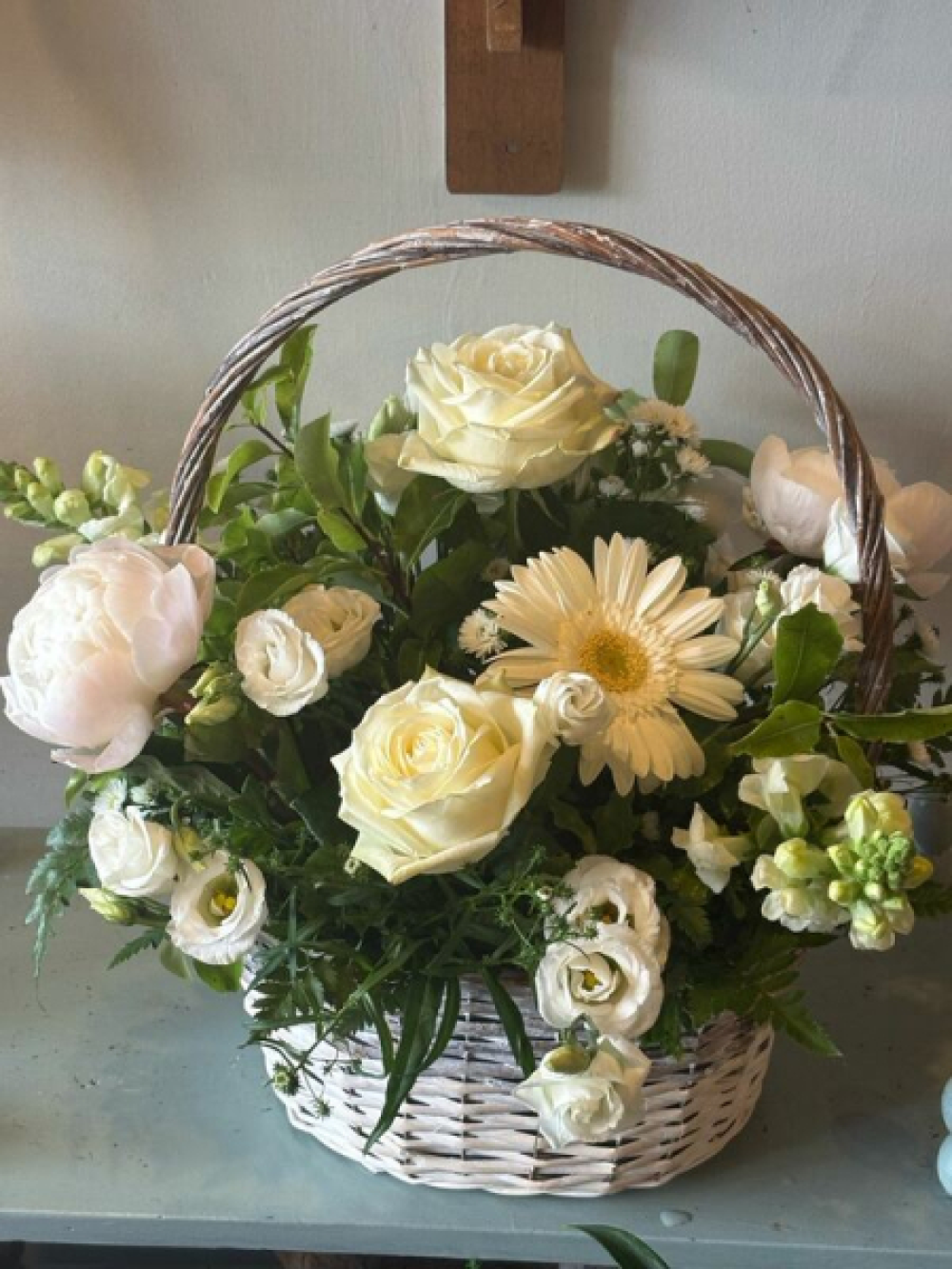 Ivory Grace Basket